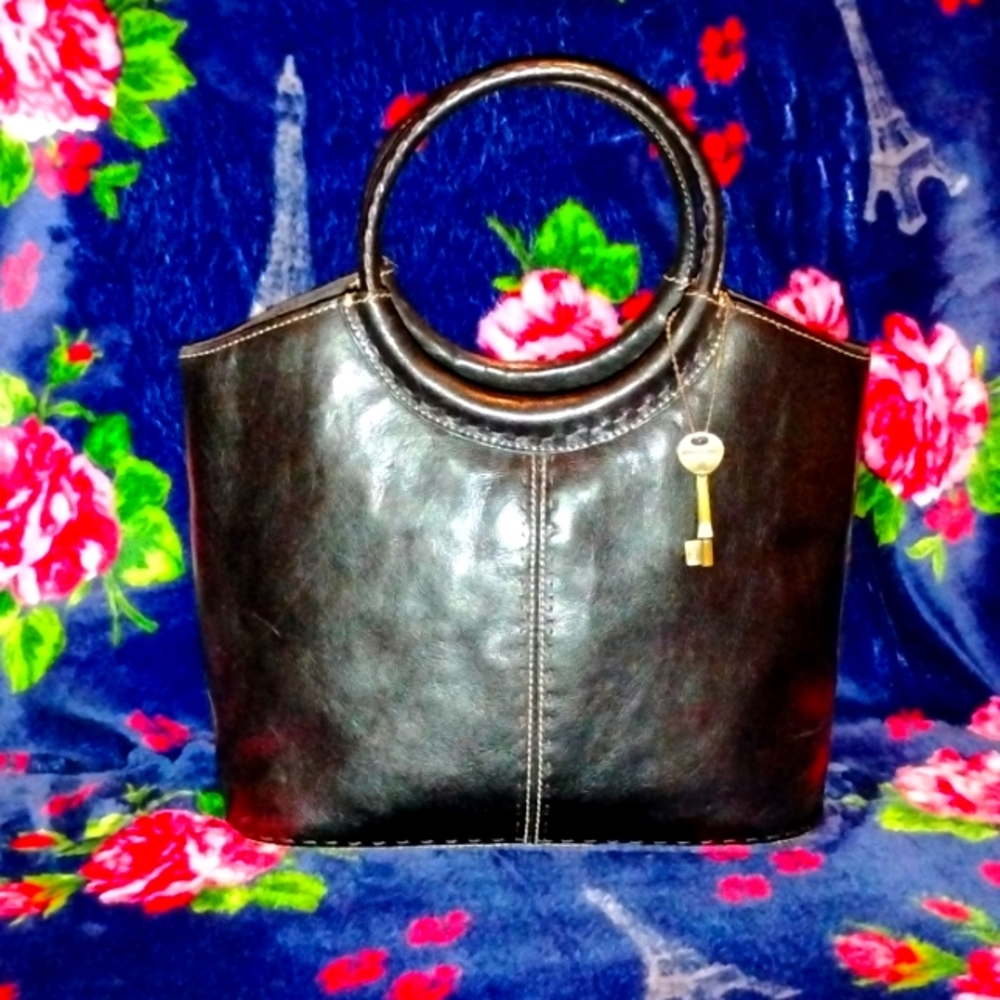 💘 FOSSIL Leather Bag